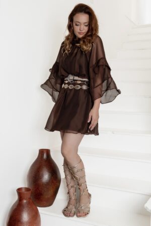 VESTIDO ELLEN-marrom