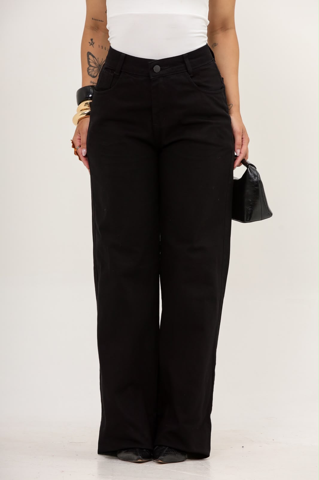 Calça Jeans Wide Leg - Imagem 4