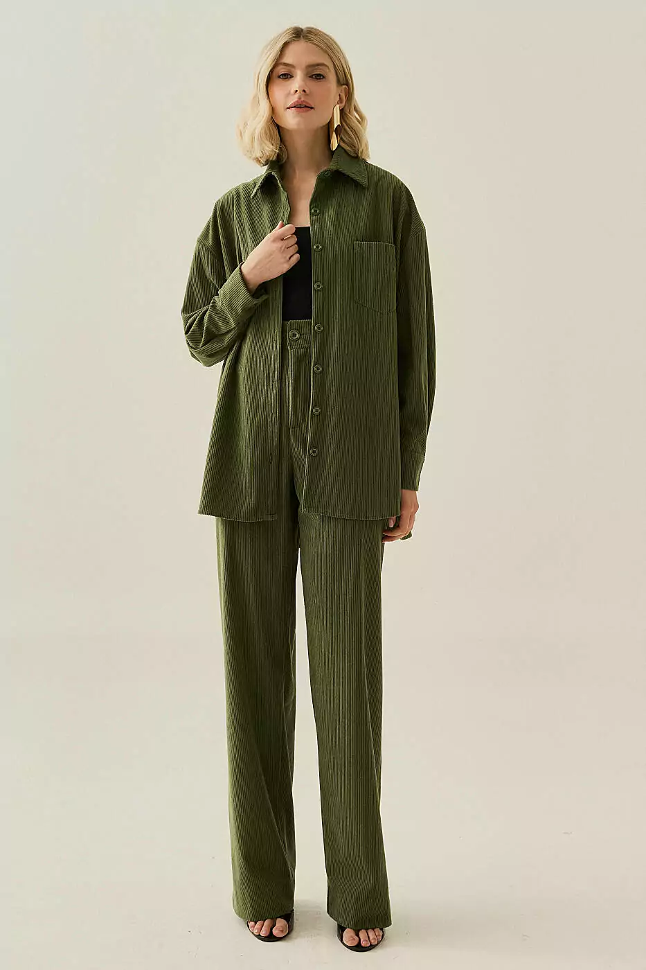 Conjunto Canelado Verde - Imagem 2